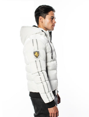 VJF-1 Urban Flex Men's Detachable Hood Puffy Jacket 12 PACK