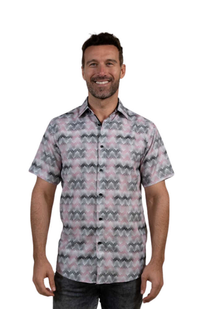 SSG22-130 Men's Printed Short Sleeve 8PK