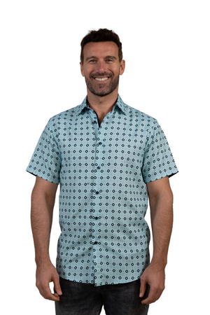 SSG22-135 Men's Printed Short Sleeve 8PK