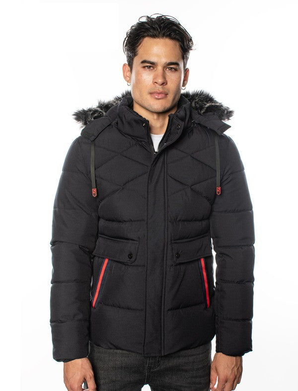 VPJ-11 Dynamic Hooded Puffy Jacket for Men 6 PACK