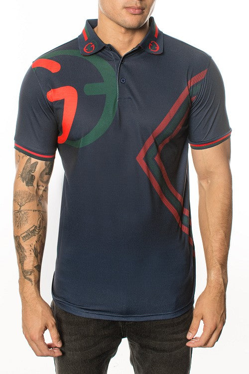 GGP-43 Dynamic Stripe Accent Polo