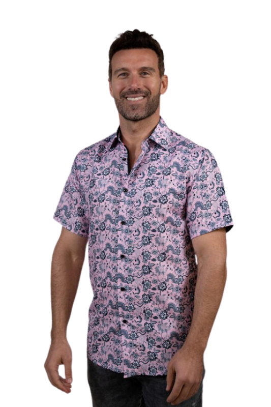 SSF22-27 Men's Printed Short Sleeve 8PK