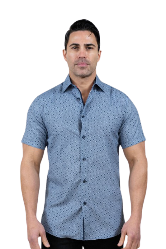 SSF22-31 Men's Printed Short Sleeve 8PK