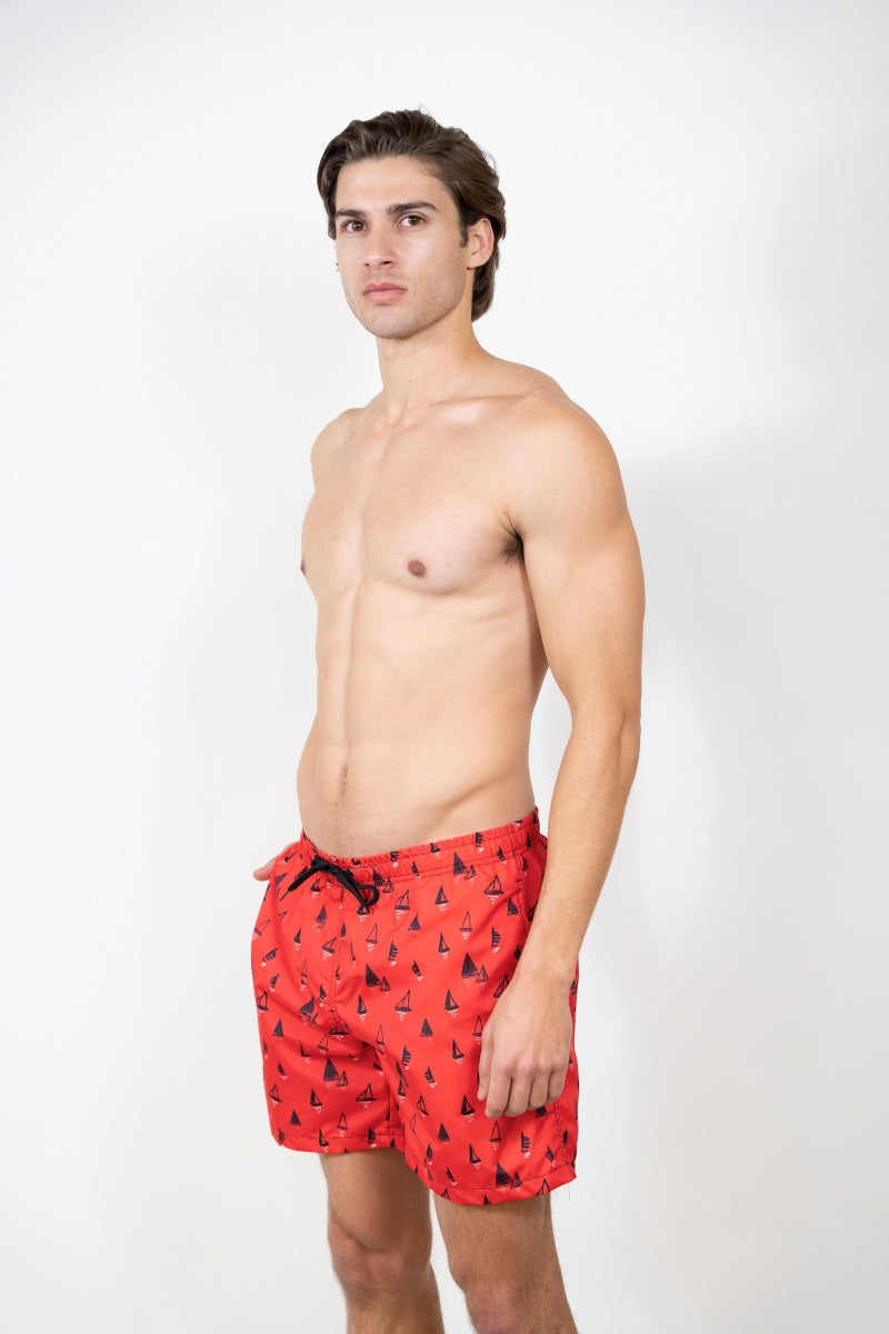 SS-1013 PRINTED SWIM SHORTS 12 PACK