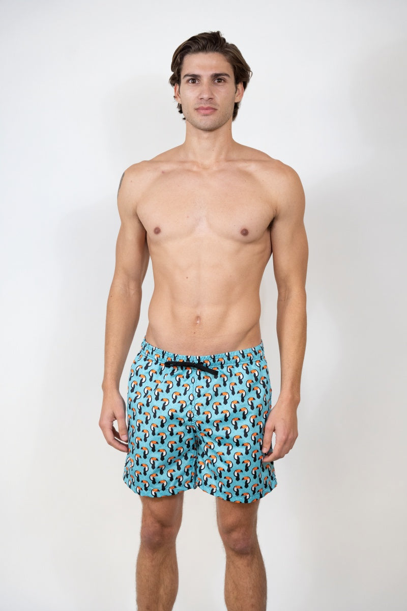 SS-1014 PRINTED SWIM SHORTS 12 PACK