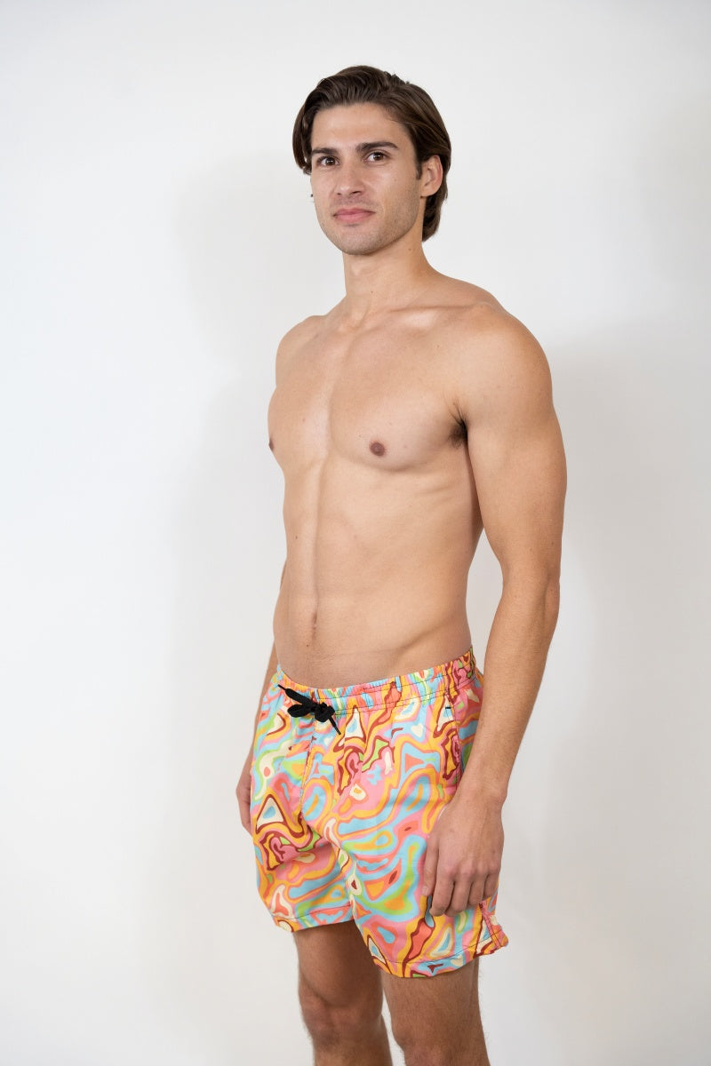 SS-1028 PRINTED SWIM SHORTS 12 PACK