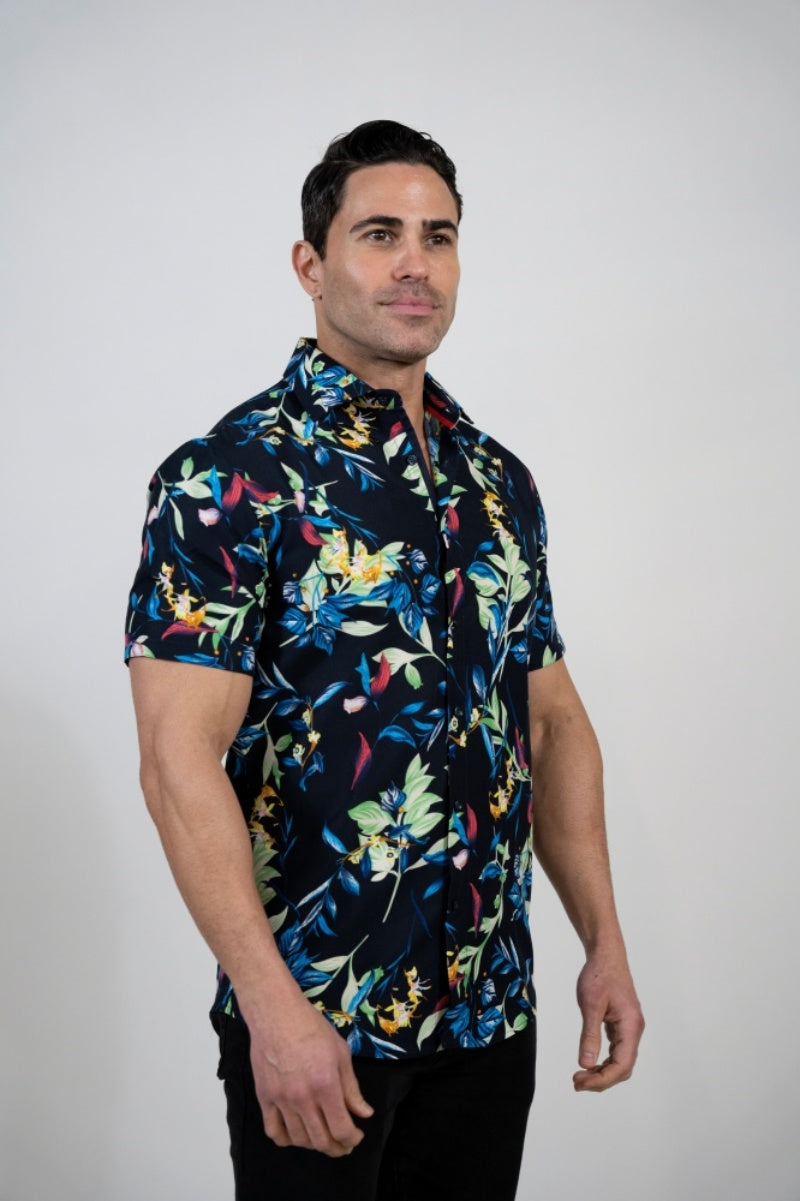 SST23-34 MEN'S TROPICAL SHORT SLEEVE SHIRT 8PK